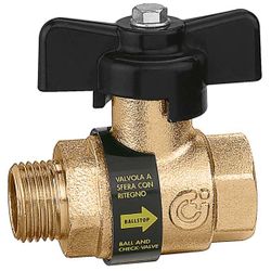 kogelvent.met keerklep mf 1/2 Caleffi